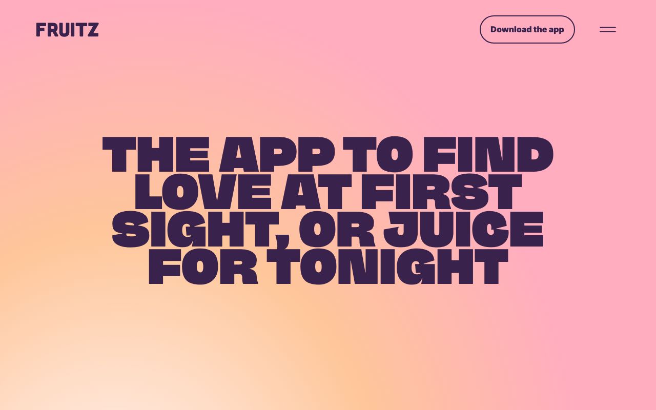 Fruitz homepage